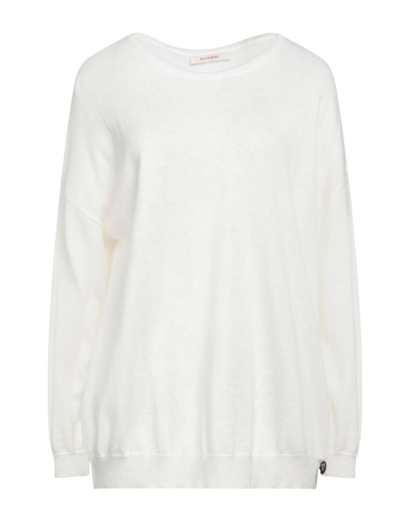 WHITE WISE Pullover Damen Off white von WHITE WISE