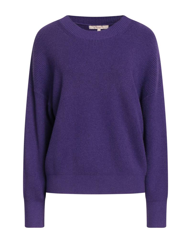 WHITE WISE Pullover Damen Violett von WHITE WISE