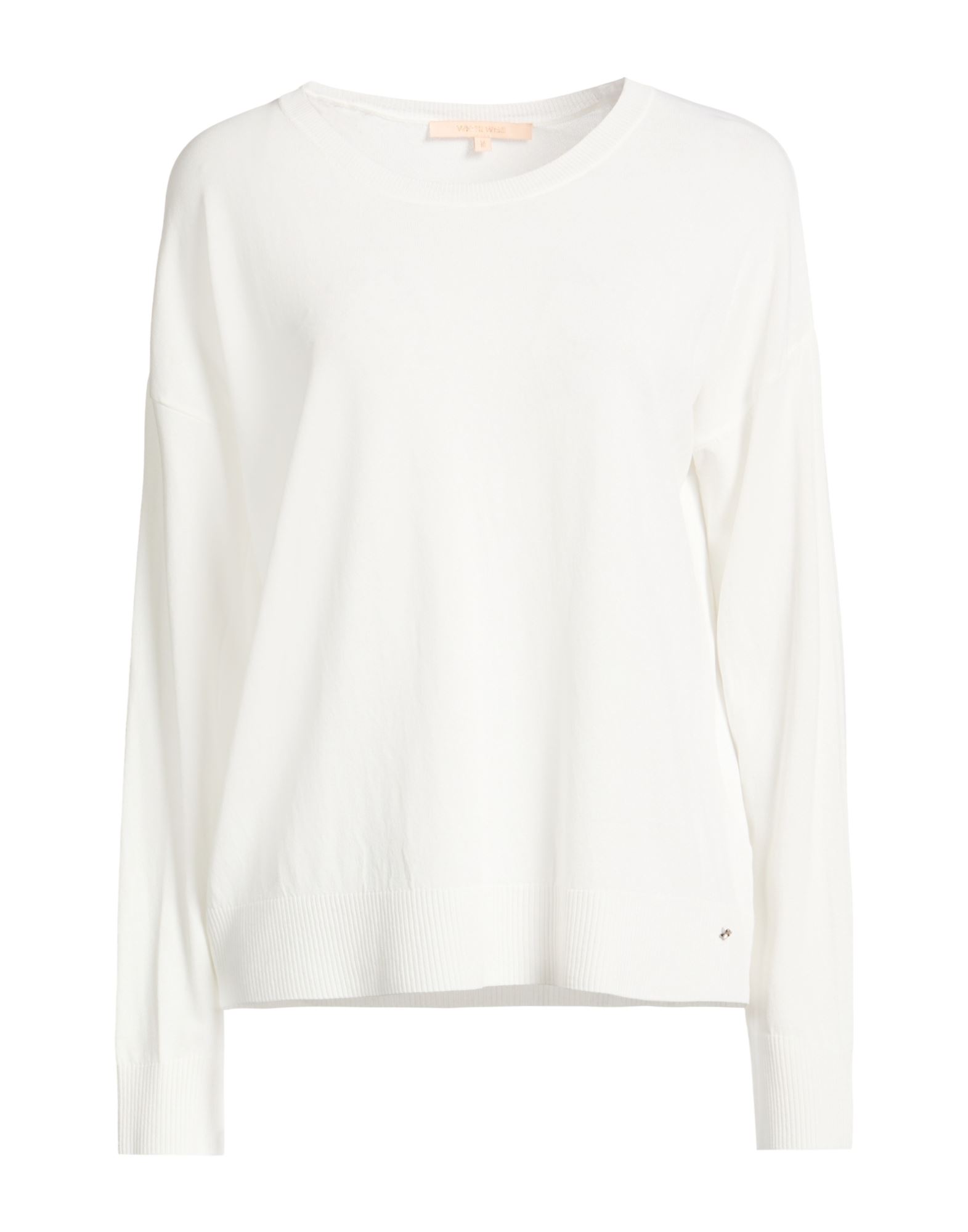 WHITE WISE Pullover Damen Weiß von WHITE WISE