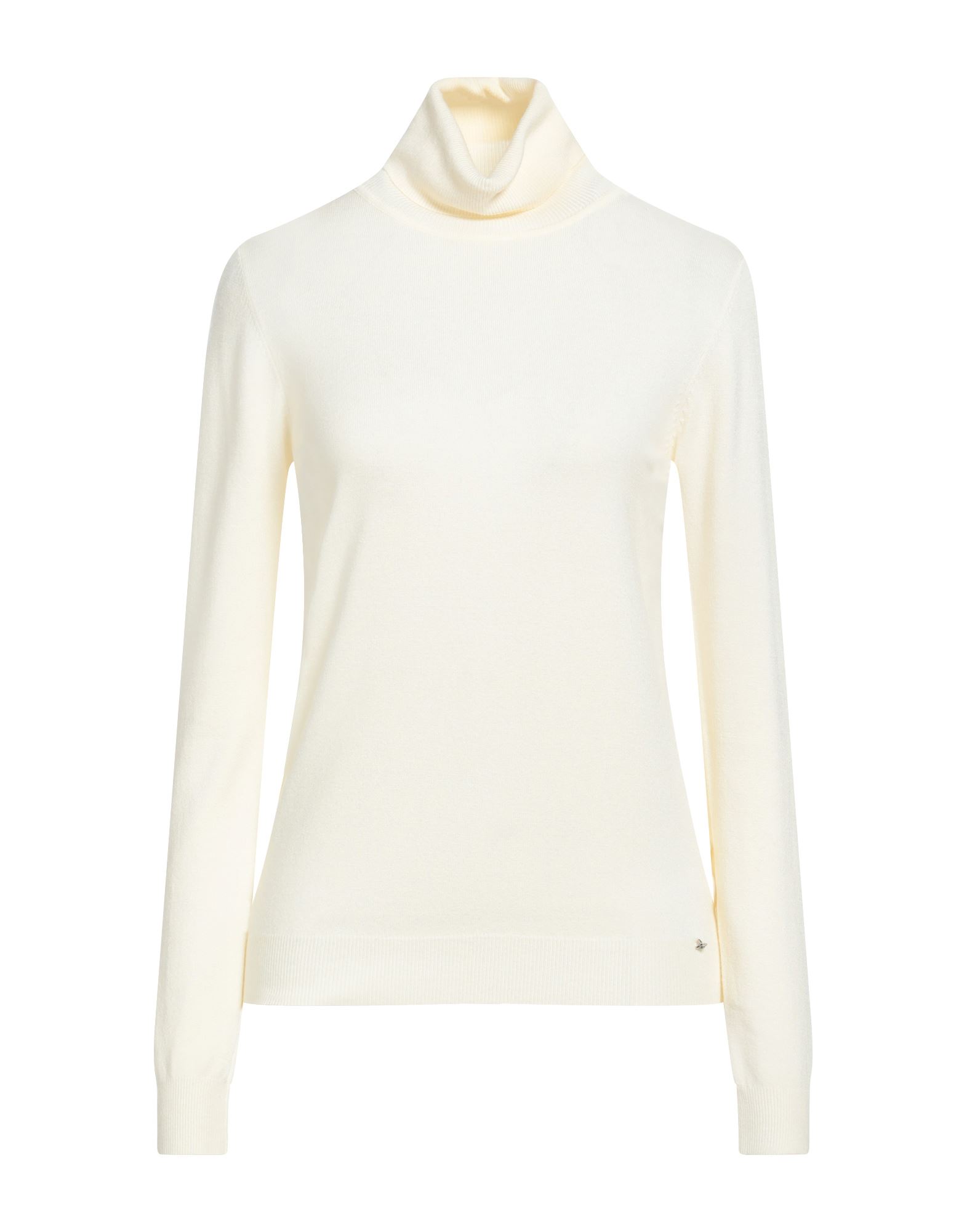 WHITE WISE Rollkragenpullover Damen Elfenbein von WHITE WISE