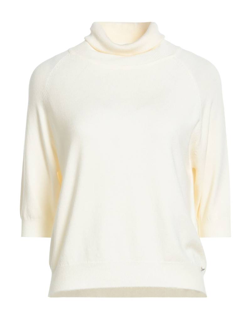WHITE WISE Rollkragenpullover Damen Elfenbein von WHITE WISE