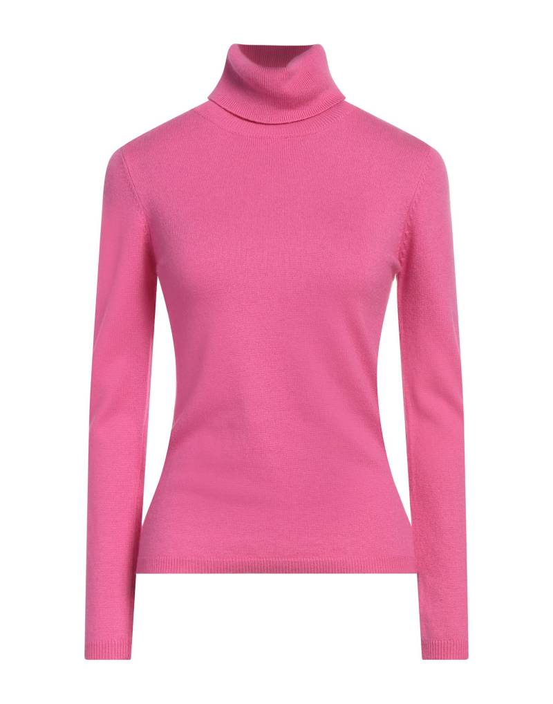 WHITE WISE Rollkragenpullover Damen Fuchsia von WHITE WISE