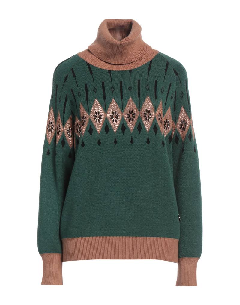 WHITE WISE Rollkragenpullover Damen Grün von WHITE WISE