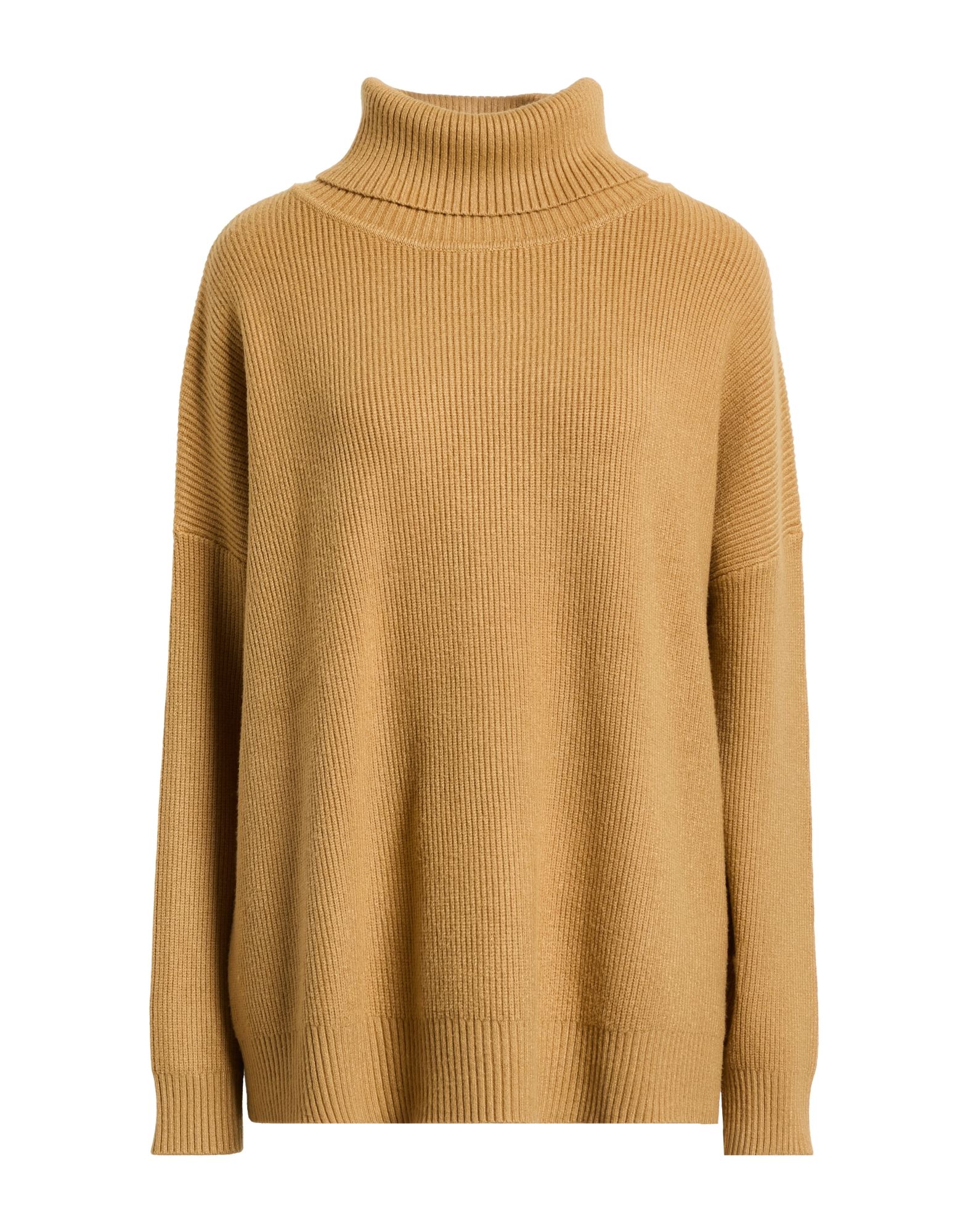 WHITE WISE Rollkragenpullover Damen Kamel von WHITE WISE
