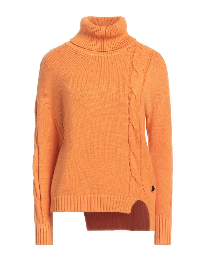 WHITE WISE Rollkragenpullover Damen Orange von WHITE WISE