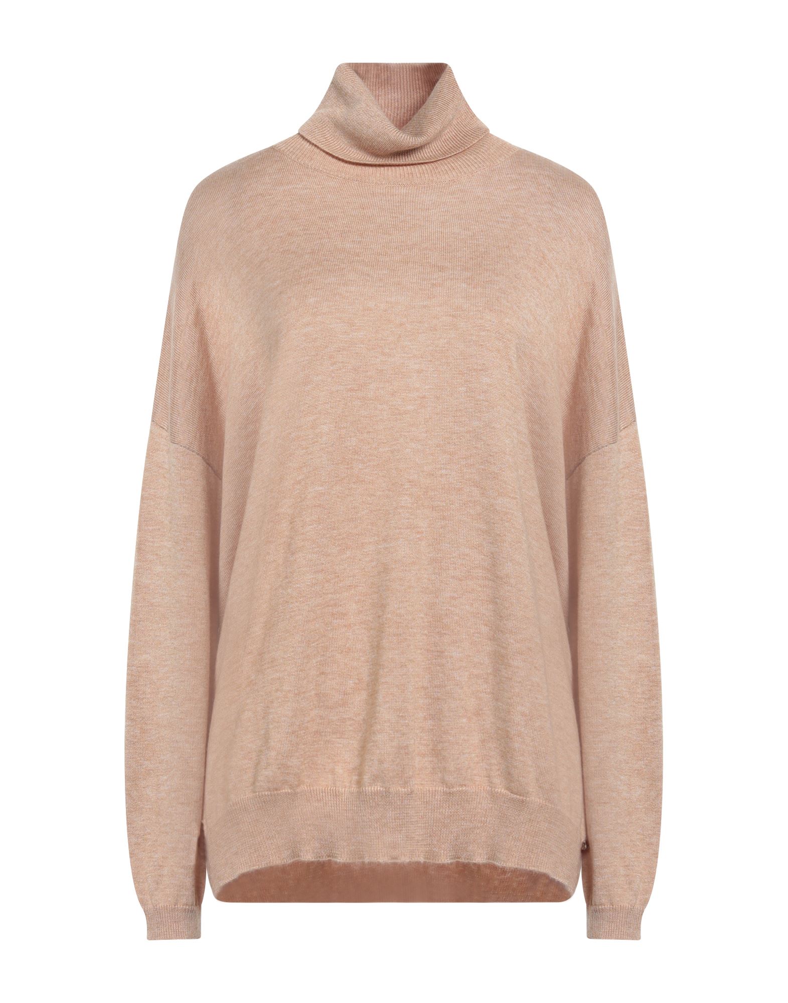 WHITE WISE Rollkragenpullover Damen Sand von WHITE WISE