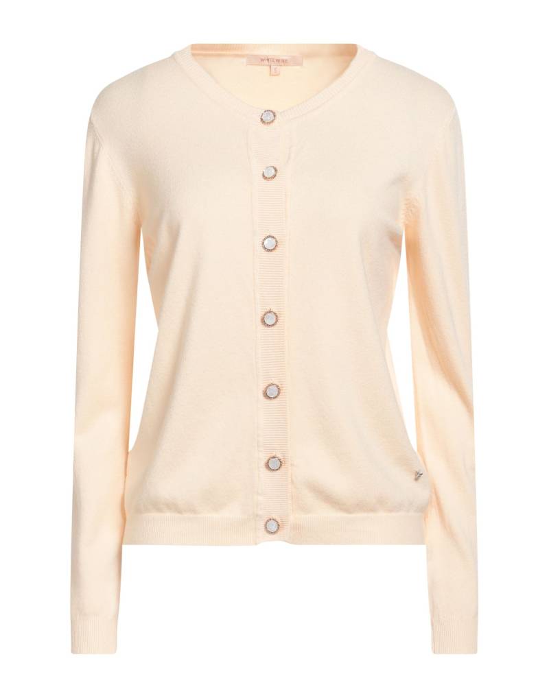 WHITE WISE Strickjacke Damen Elfenbein von WHITE WISE