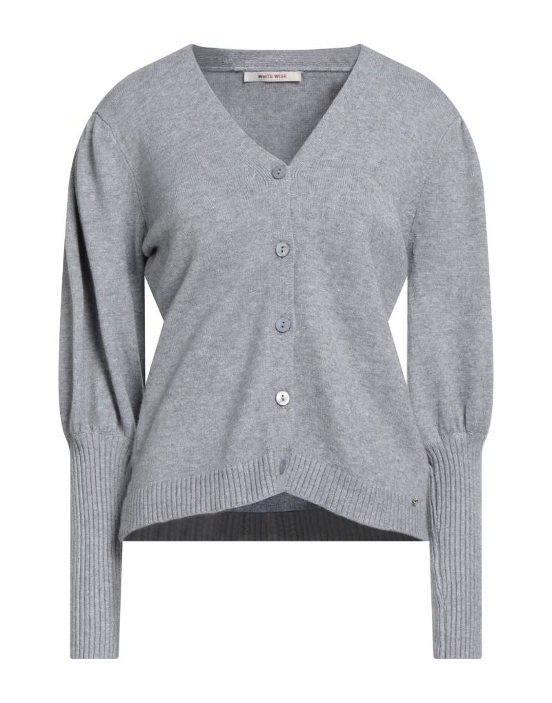 WHITE WISE Strickjacke Damen Grau von WHITE WISE