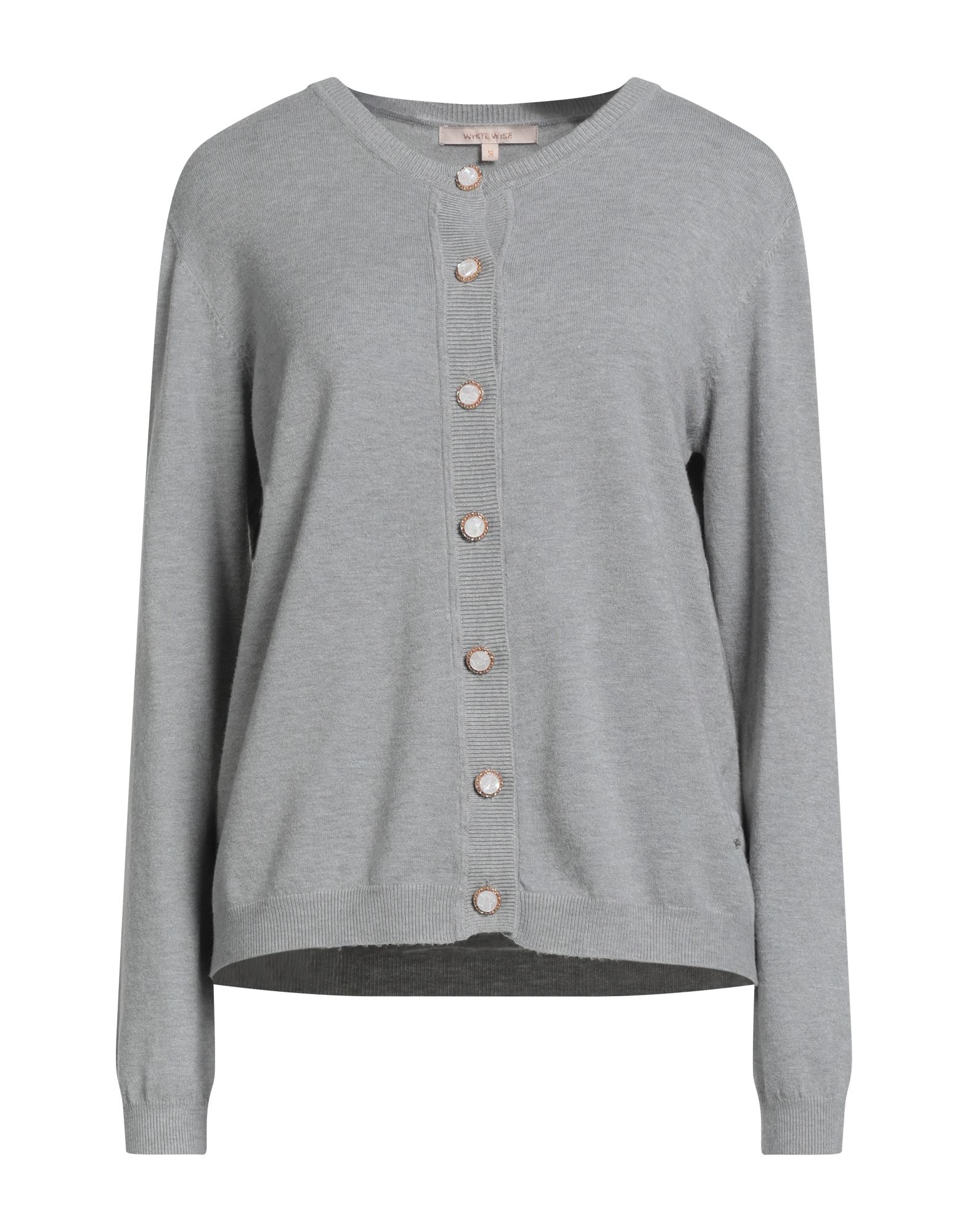 WHITE WISE Strickjacke Damen Grau WHITE WISE Strickjacke Damen Grau von WHITE WISE