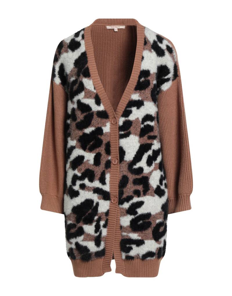 WHITE WISE Strickjacke Damen Kamel von WHITE WISE