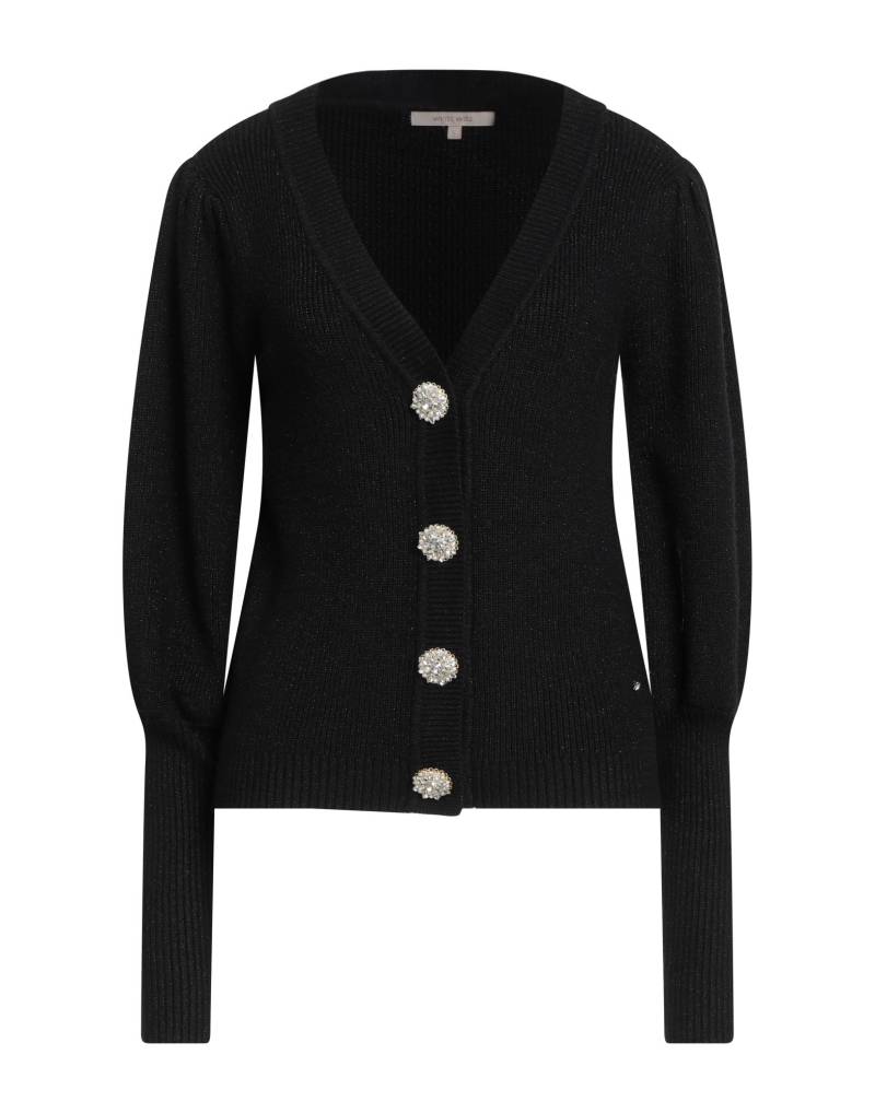 WHITE WISE Strickjacke Damen Schwarz von WHITE WISE