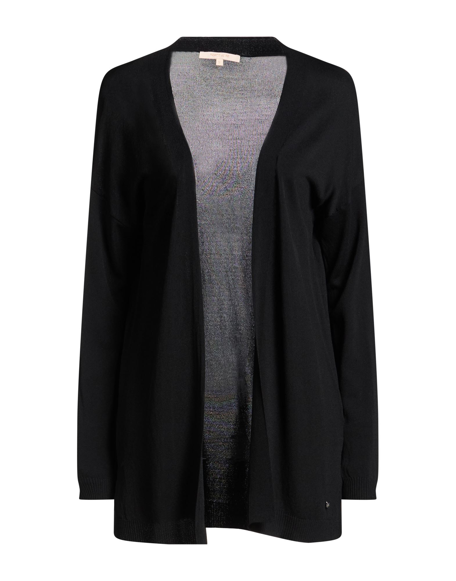 WHITE WISE Strickjacke Damen Schwarz von WHITE WISE