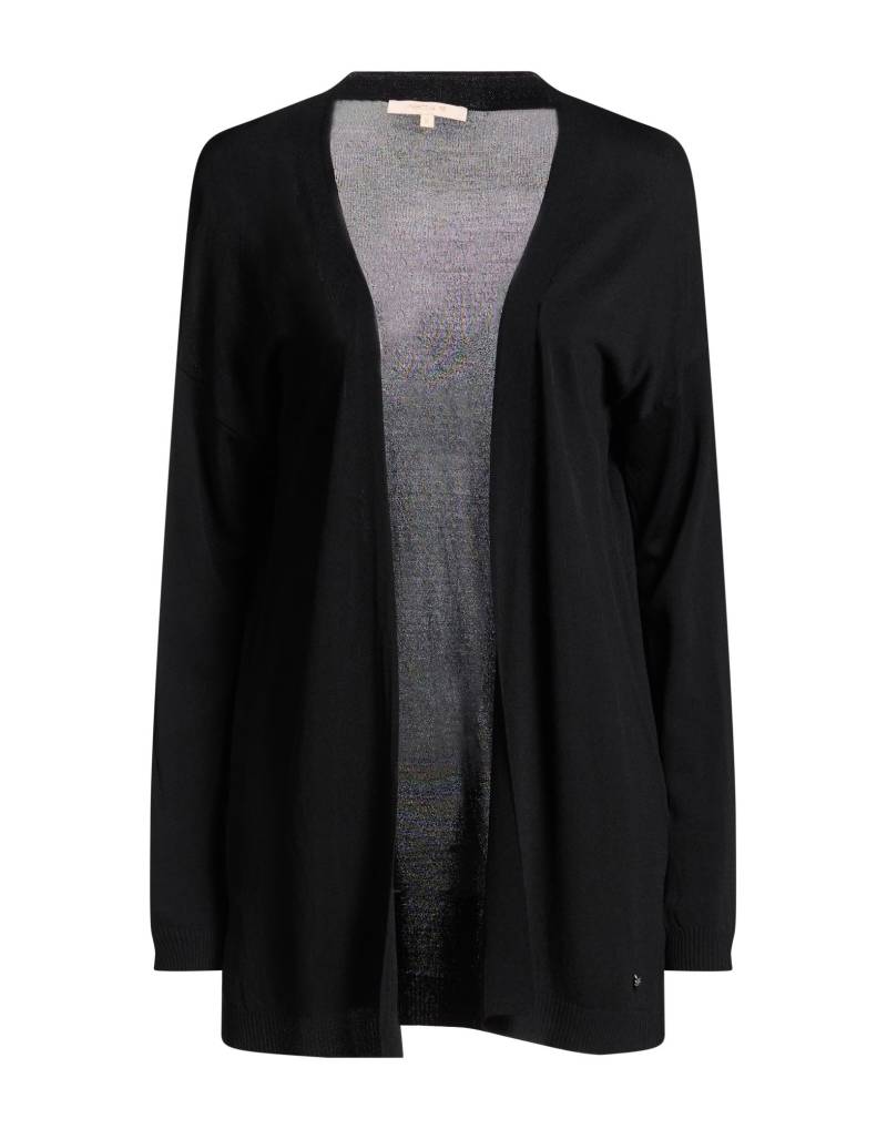 WHITE WISE Strickjacke Damen Schwarz von WHITE WISE