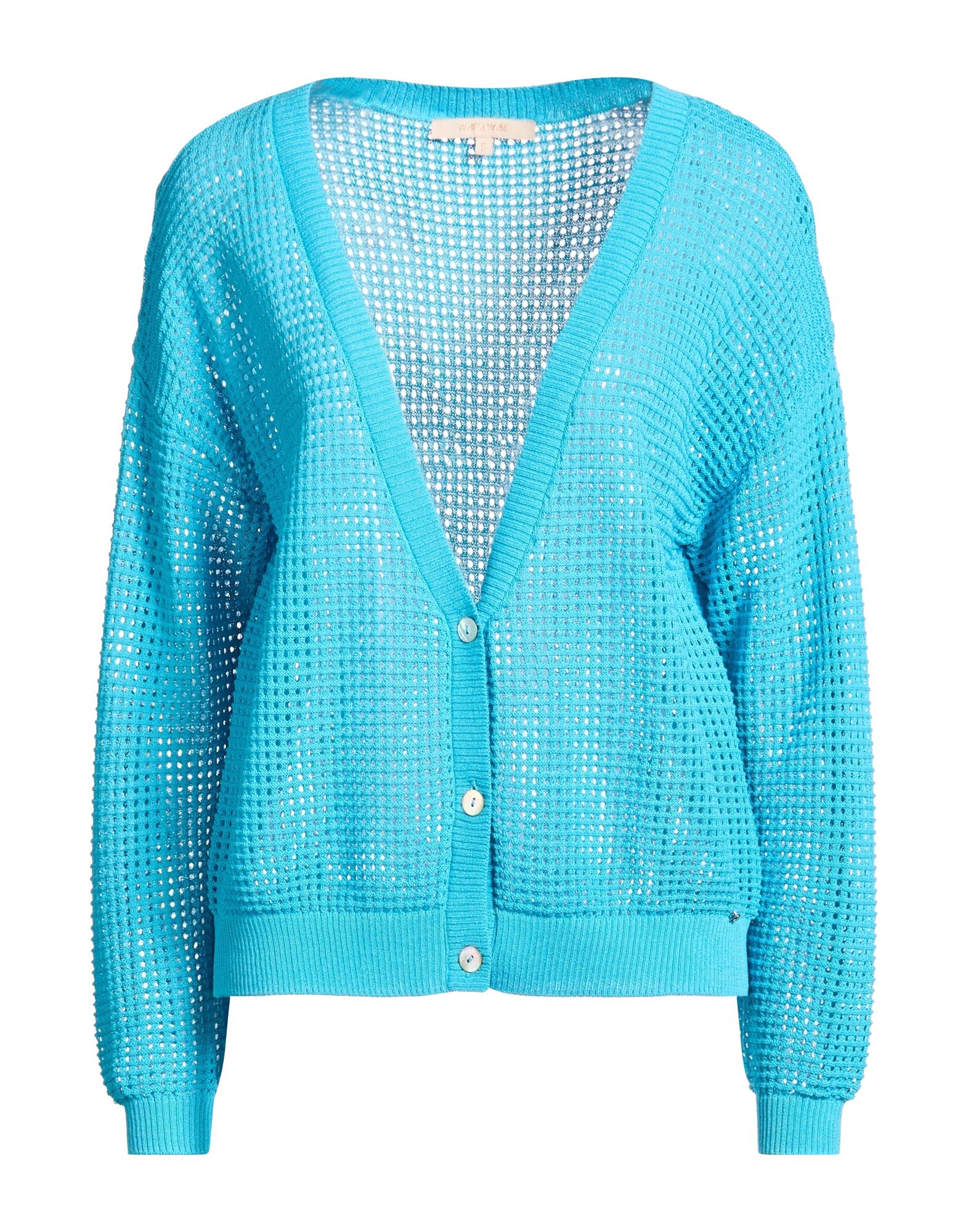 WHITE WISE Strickjacke Damen Tūrkis von WHITE WISE