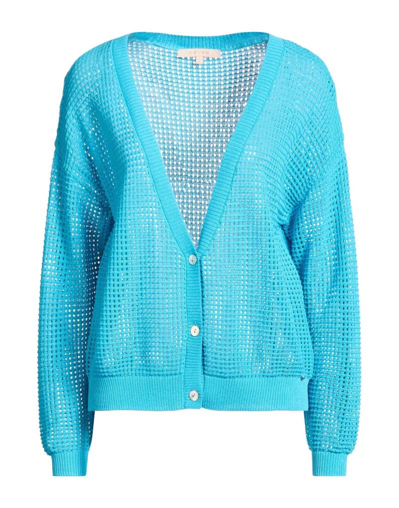 WHITE WISE Strickjacke Damen Tūrkis von WHITE WISE