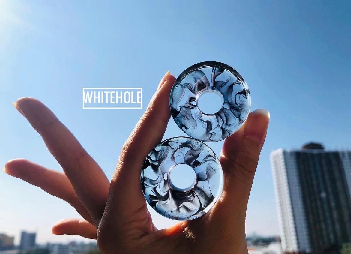 Plug Donut Tunnel /Plugs Smoke - Plugs Custom/Plugs Rauch/Plugs Resin von WHITEHOLEDESIGN