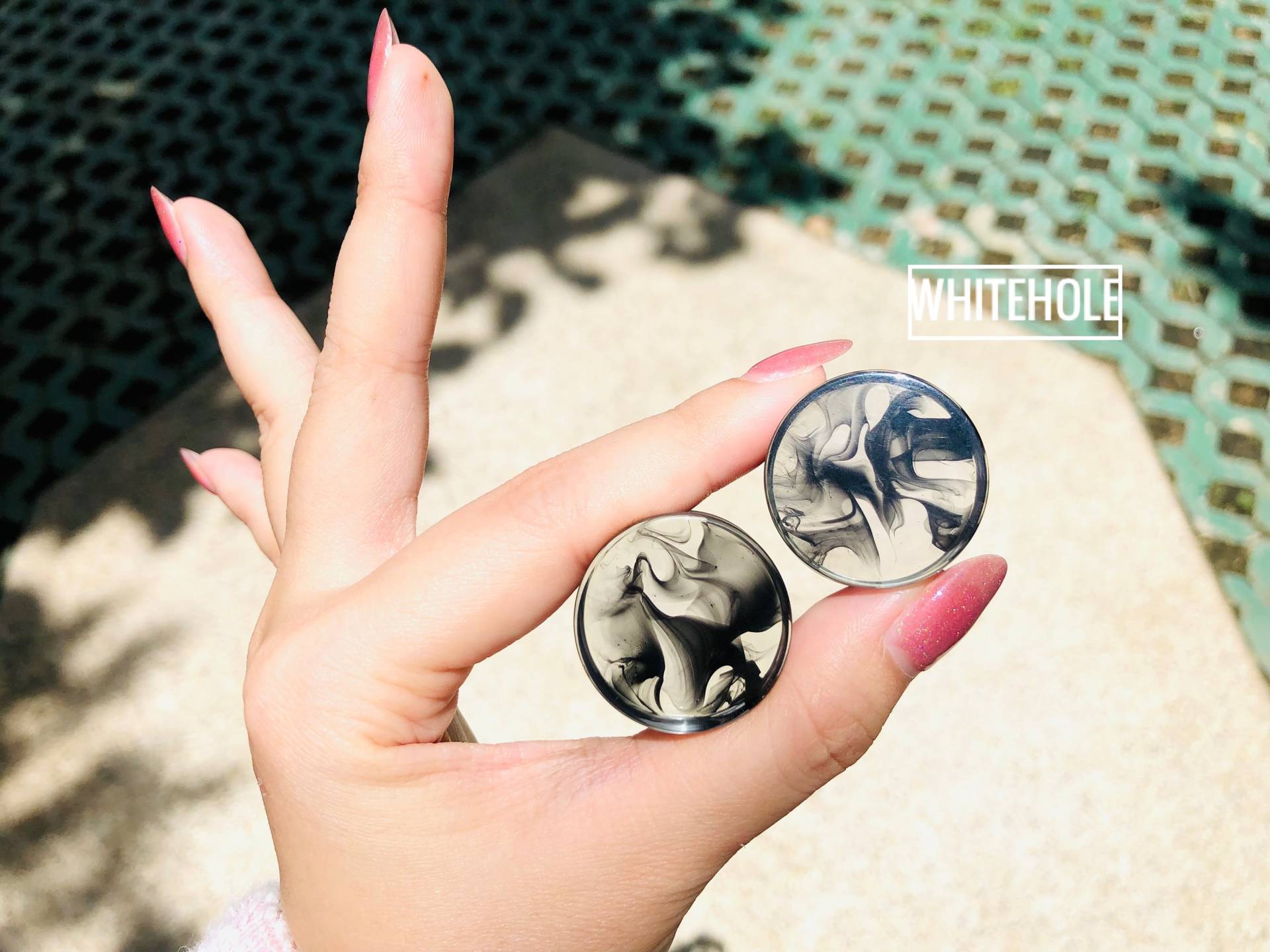 Plugs[Black Smoke]-Plugs Custom/Plugs Smoke/Plugs Resin von WHITEHOLEDESIGN