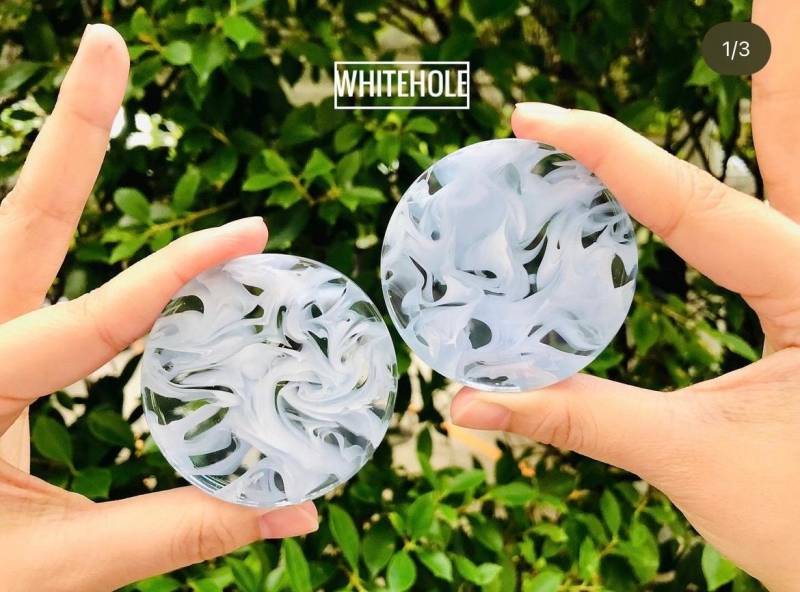 Plugs[White Smoke]-Plugs Custom/Plugs Smoke/Plugs Resin von WHITEHOLEDESIGN