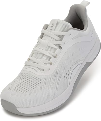 WHITIN Damen Wide Toe Box Road Running Shoe + Zero Drop, Weiss/opulenter Garten, 41 EU von WHITIN