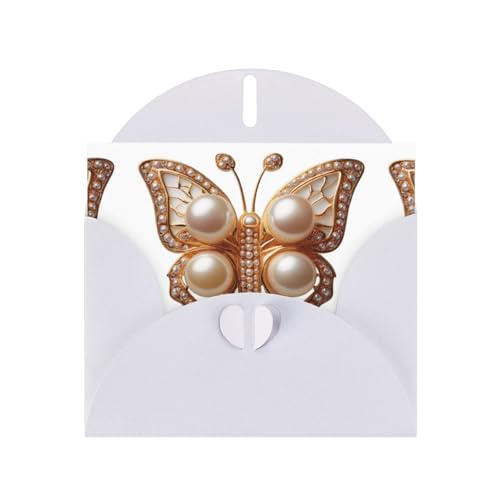 Weißer WHJSHOP Schmetterlings-Brosche Druck-Grußkarte – High-End-Perlglanz-Papier, doppelseitig, Perleneffekt, Liebesschnalle, Perlenpapierumschlag Weißer WHJSHOP Schmetterlings-Brosche Druck-Grußkarte – High-End-Perlglanz-Papier, doppelseitig, Perleneffekt, Liebesschnalle, Perlenpapierumschlag von WHJSHOP