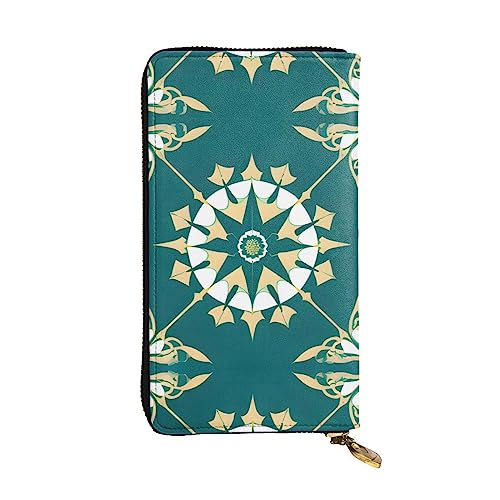 WHJWXC Geldbörse aus Leder, 19 x 10,5 cm, stilvolle und langlebige Geldbörse für Damen, mit mehreren Fächern und Reißverschluss-Design, exotischer Stil, Blumenmuster, Schwarz, Einheitsgröße, Schwarz , WHJWXC Geldbörse aus Leder, 19 x 10,5 cm, stilvolle und langlebige Geldbörse für Damen, mit mehreren Fächern und Reißverschluss-Design, exotischer Stil, Blumenmuster, Schwarz, Einheitsgröße, Schwarz , von WHJWXC
