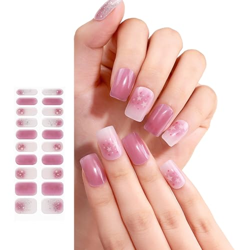 Elegante Gel-Streifen, auffälliges Sternmuster, Aufkleber, Dekoration für Partys und Feiern von WHKM