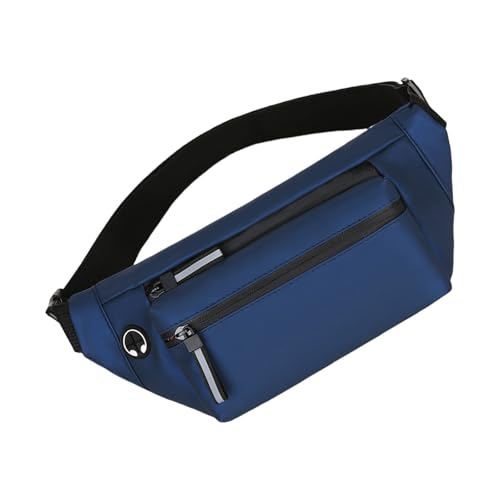 Praktischer Einstellbarer Laufgürtel Für Outdoor Aktivitäten Fitnessstudio Workouts Telefonspeicher Taille Pack Mit Reflektierendem Detail Unisex Elastic Fitness Belt Back von WHKM