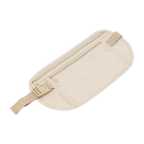 WHKM Dünn Laufgürtel Wasserfestes Fannys Pack Frauen Männer Verstellbare Tailentasche 2 Taschen Telefonhalter Für Den Wandergürtelbeutel von WHKM