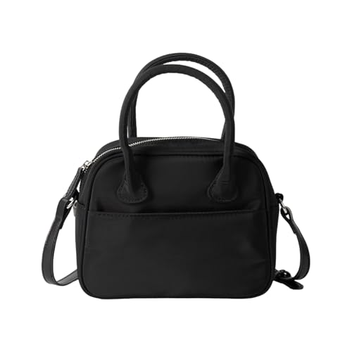 WHKM Kompakte Frauen Cross Body Umhängetasche Verstellbares Abnehmbares Riemen Leichtes Reisen Essentielle Geldbörse PU Leder Handtasche Travel Umhängetasche von WHKM