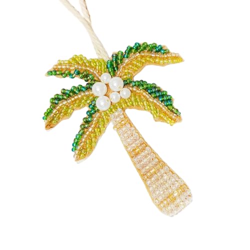 WHKM Leichtes Meeresthema Bestickte Flecken Mit Glasperlen Basisbeutelzubehör Handtasche Dekore Für Schlüssel Oder Gepäck Ozeanthema Tierische Stoffflecken von WHKM