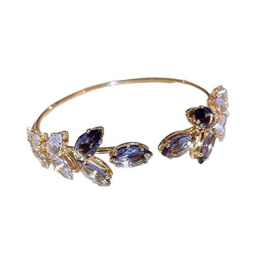 WHKM Verstellbares Zirkonblattarmband Mit Funkelnden Zirkonsteinen Handgefertigtes Armband Eleganter Schmuck Für Frauen Täglich Stylish Armband Für Frauen von WHKM