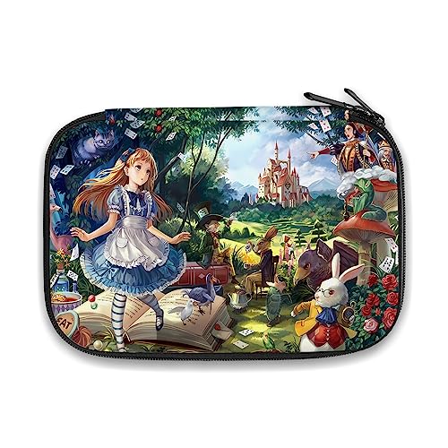 WHLBHG Alice Geschenk Alice im Wunderland Federmäppchen Alice Fans Geschenk Geburtstag Geschenke für Freunde Filmliebhaber Geschenk Große Kapazität Schreibtisch Organizer Aufbewahrung Marker Box von WHLBHG