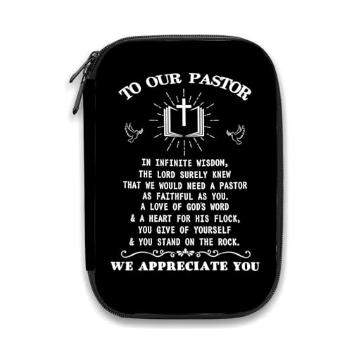 WHLBHG Pastor Gifts Pastor Pen Holder Pastor Appreciation Gifts Minister's Gift Pastor Definition Pen Bag Christmas Birthday Gift for Pastor (To Our Pastor) von WHLBHG