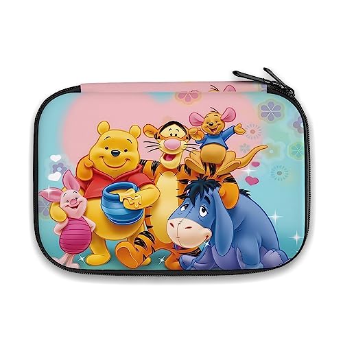 WHLBHG Pooh Bear Geschenk Freundschaft Federmäppchen Inspiration Geschenk Cartoon Fans Geschenk Pooh Bear Federmäppchen Große Kapazität Schreibtisch Organizer Aufbewahrung für Freunde (Bär Freunde PC) von WHLBHG