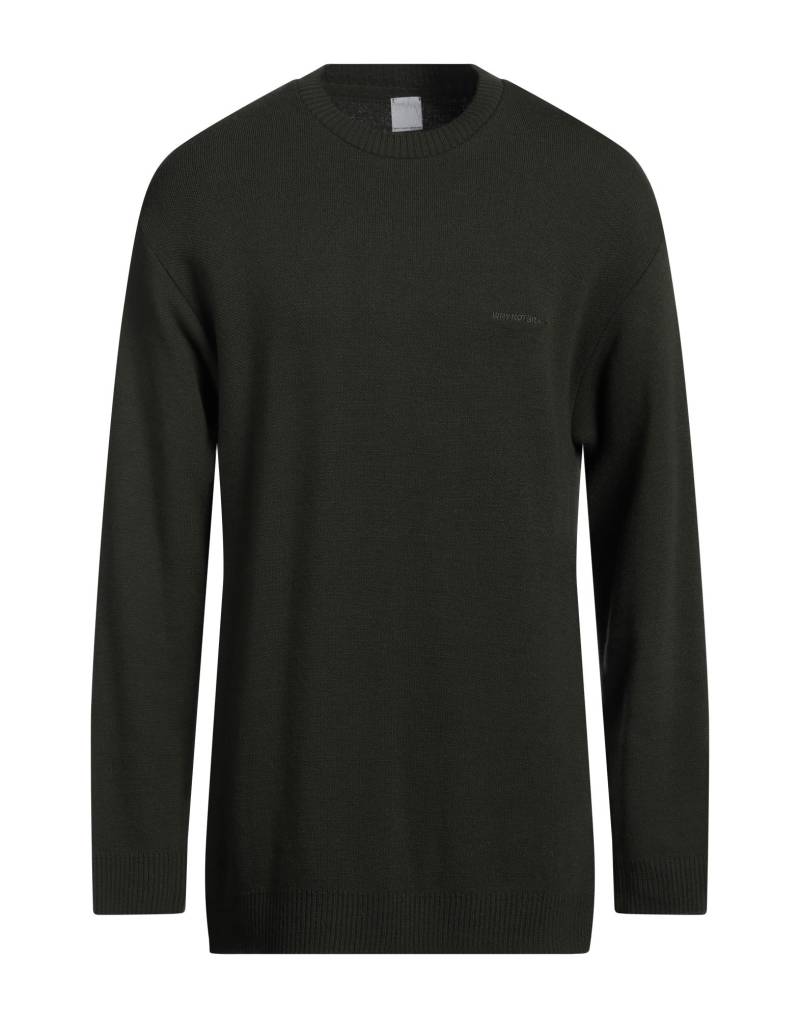 WHY NOT BRAND Pullover Herren Dunkelgrün von WHY NOT BRAND