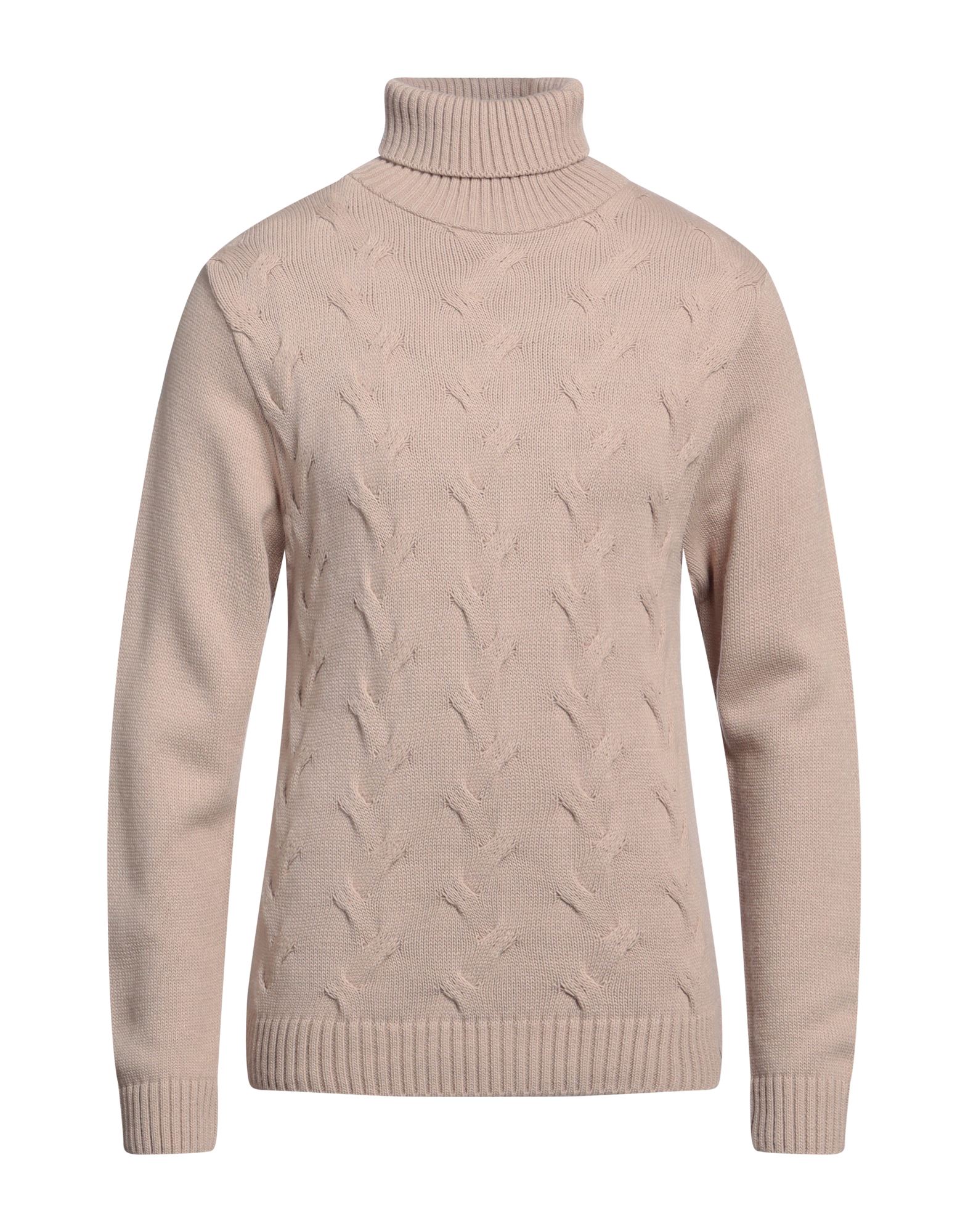 WHY NOT BRAND Rollkragenpullover Herren Beige von WHY NOT BRAND