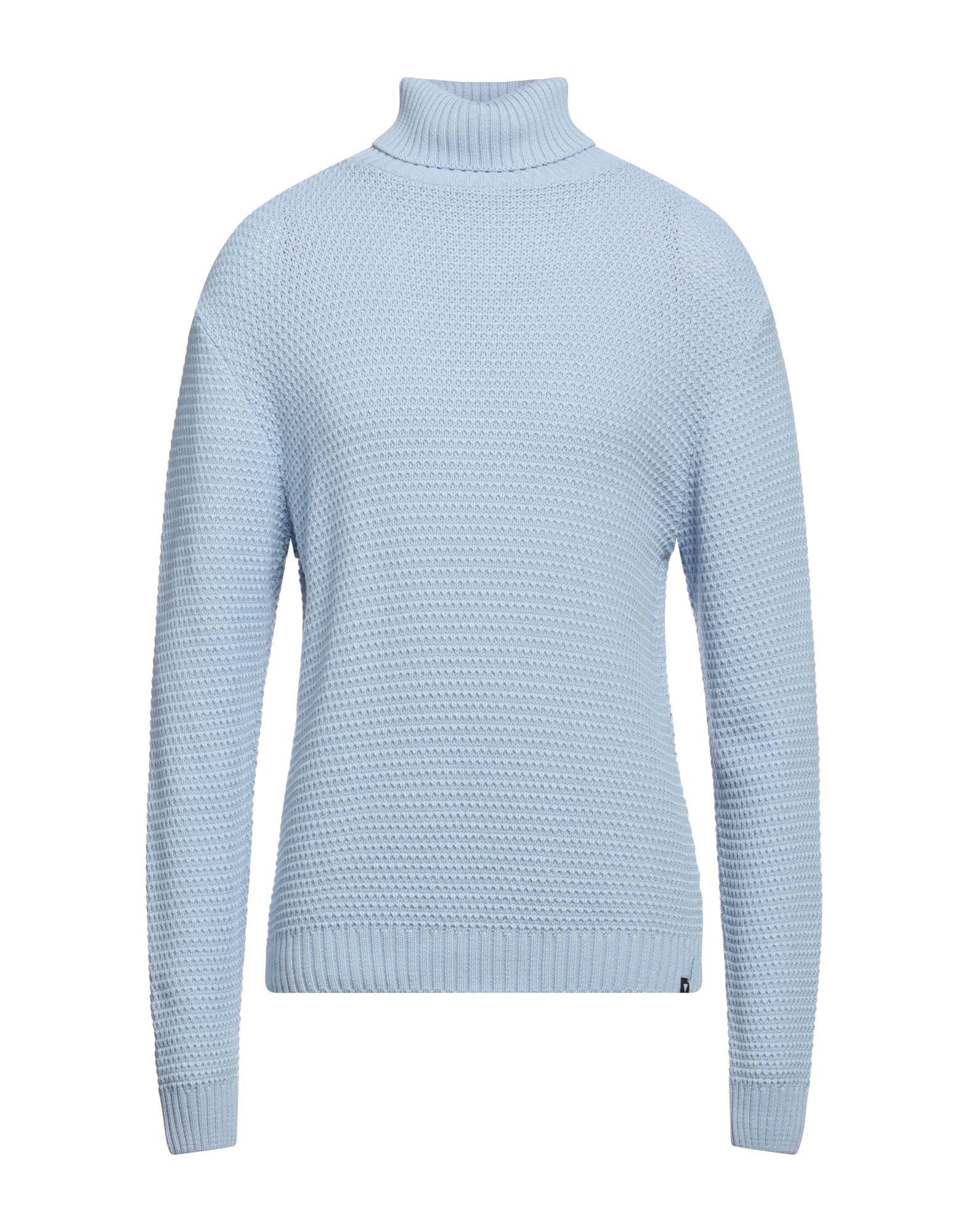 WHY NOT BRAND Rollkragenpullover Herren Himmelblau von WHY NOT BRAND