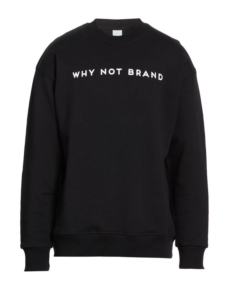 WHY NOT BRAND Sweatshirt Herren Schwarz von WHY NOT BRAND
