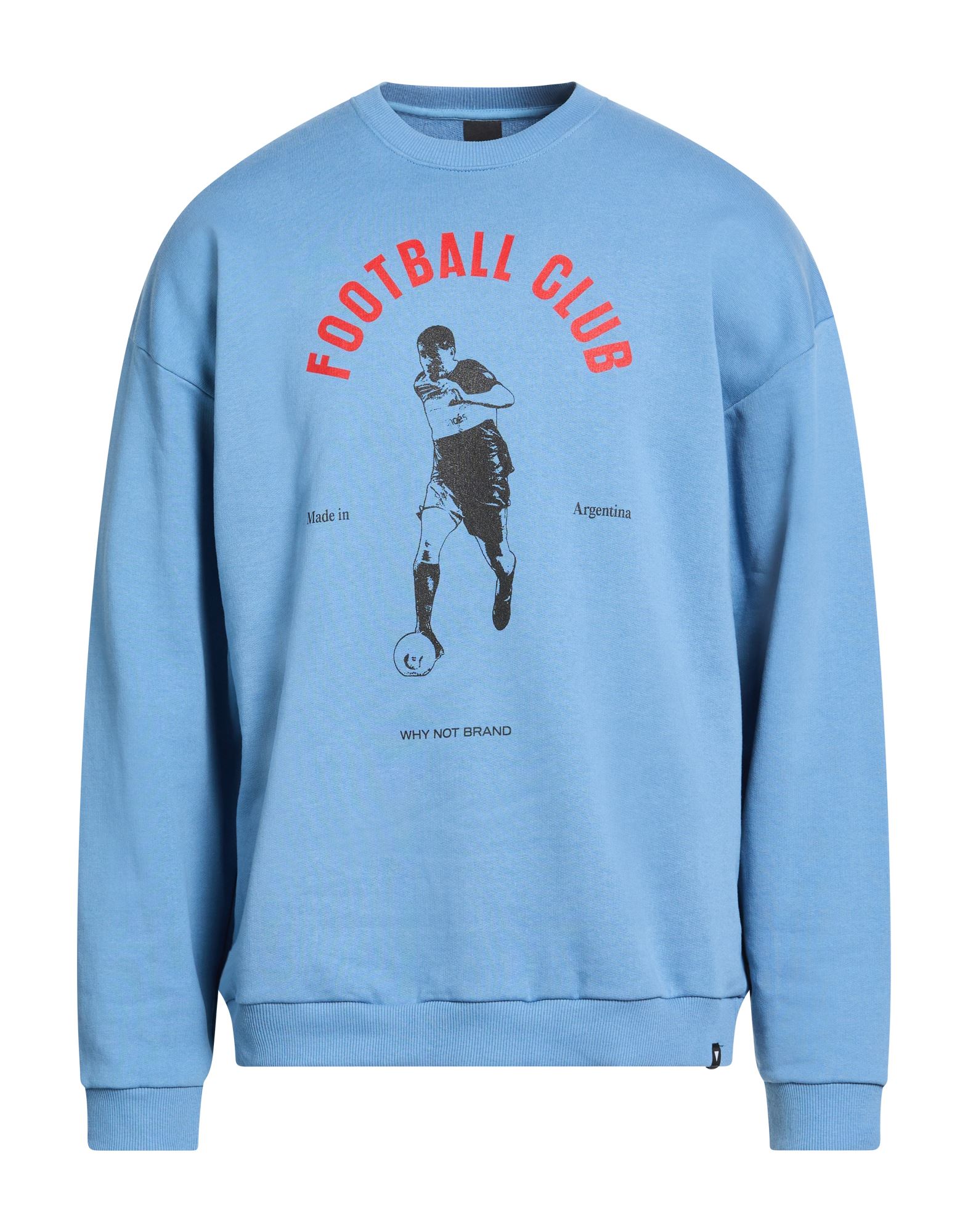 WHY NOT BRAND Sweatshirt Herren Taubenblau von WHY NOT BRAND