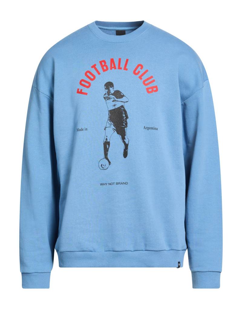 WHY NOT BRAND Sweatshirt Herren Taubenblau von WHY NOT BRAND