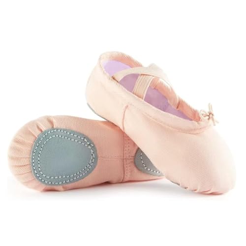 WHYCNJL 1 Paar Ballett Mädchenschuhe Klassische Tanzschuhe Ballettschuh für Mädchen Ballettschuh für Mädchen Kinder Frau Größe 28 Geeignet für Füße von ca. 18 cm Länge von WHYCNJL