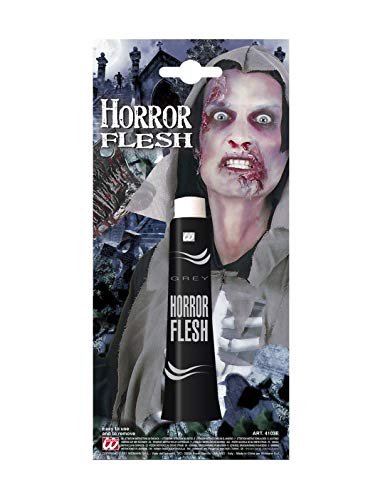 Halloween Make-Up Graue Haut 28ml - Grau, Silber von WIDMANN