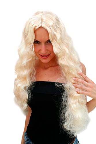 Perücke Hellblond Blond Hollywood Diva Engel lang von WIG ME UP