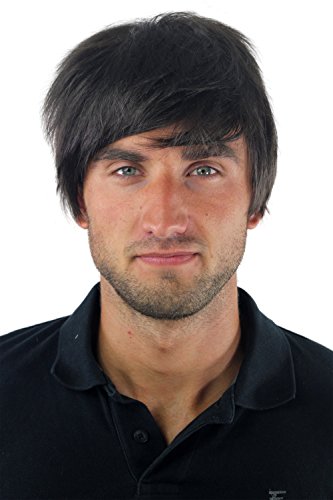 WIG ME UP - GFW-933-4 Herrenperücke Perücke Männer Toupet Kurz Jugendlich Lässig Modisch Braun von WIG ME UP