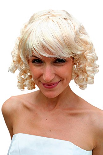 WIG ME UP - LM-386-P88 Perücke Barock Kolonialzeit Locken hellblond Gothic von WIG ME UP