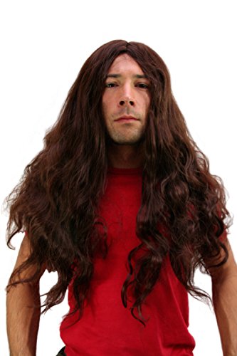 WIG ME UP - PW0188-K33 Perücke: Metal Headbanger Thrash Mille Matte Hippie von WIG ME UP