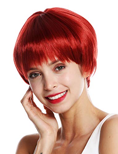 WIG ME UP - VK-53-135 Perücke Damenperücke kurz glatt Page Pagenschnitt Rot Kupferrot von WIG ME UP