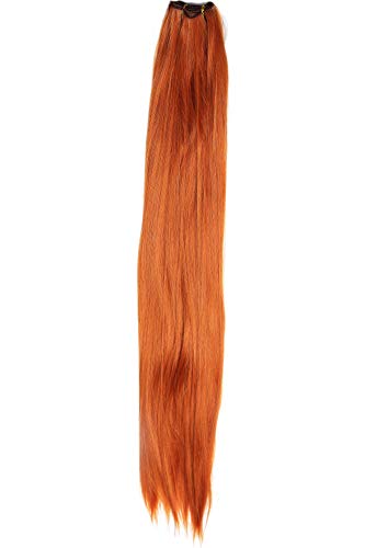 WIG ME UP - VK-WEFT-T2735 Tresse Kunsthaar-Tressen über 75 cm lang 250 cm breit hitzebeständig für Cosplay Theater helles Rot Hellrot von WIG ME UP