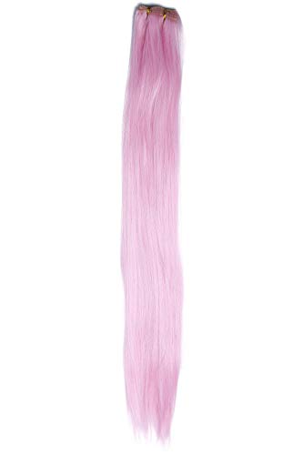 WIG ME UP - VK-WEFT-TF2317 Tresse Kunsthaar-Tressen über 75 cm lang 250 cm breit hitzebeständig für Cosplay Theater helles Rosa Pink von WIG ME UP