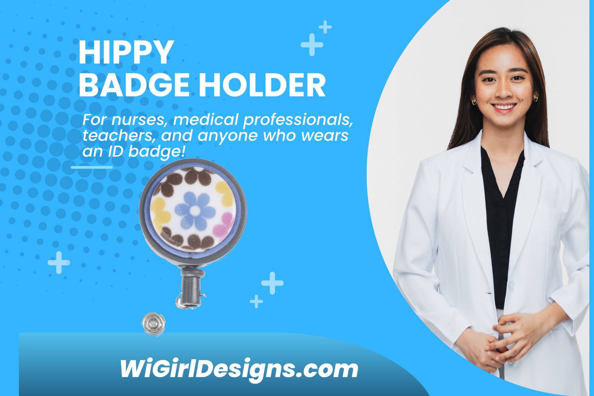 Hippy Blumen Abzeichen Reel, Id Kartenhalter, Pta Geschenk Für Lehrer Ausweis Krankenschwester Halter, Einziehbare Name Badge Halter Hippy Blumen Abzeichen Reel, Id Kartenhalter, Pta Geschenk Für Lehrer Ausweis Krankenschwester Halter, Einziehbare Name Badge Halter von WIGirlDesign